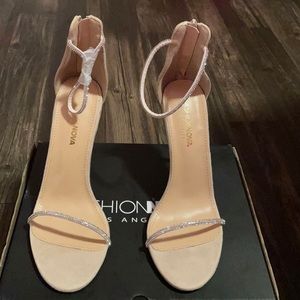 Fashion nova nude heels